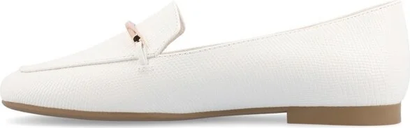 Journee Women's Wrenn Wide Width Loafer Flats, Navy 12W - Image 4