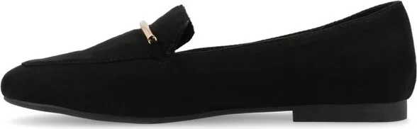 Journee Women's Wrenn Wide Width Loafer Flats, Navy 12W - Image 5