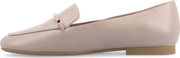 Journee Women's Wrenn Wide Width Loafer Flats, Navy 12W - Image 8