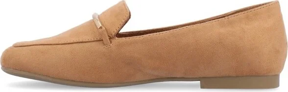 Journee Women's Wrenn Wide Width Loafer Flats, Navy 12W - Image 9