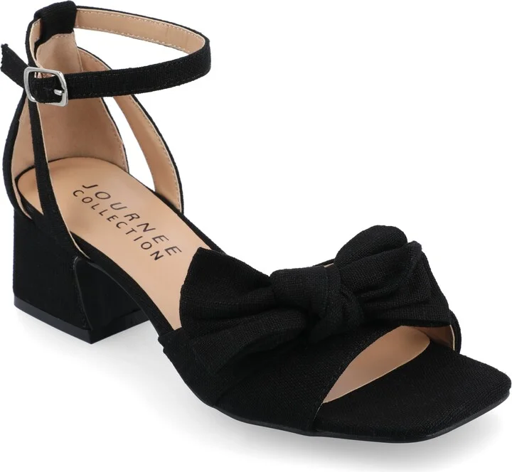 Journee Women's Zevi Medium and Wide Width Dress Sandals