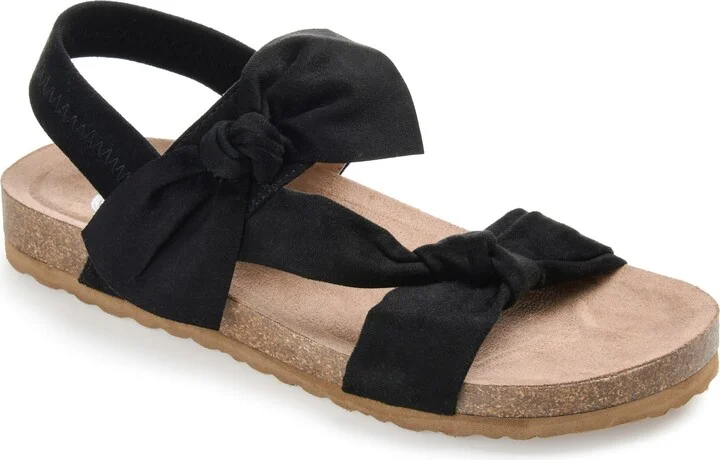 JOURNEE Xanndra Knotted Slingback Sandal