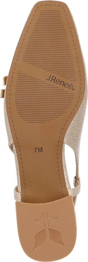 Jovana Lizard Embossed Slingback Pump - Image 6