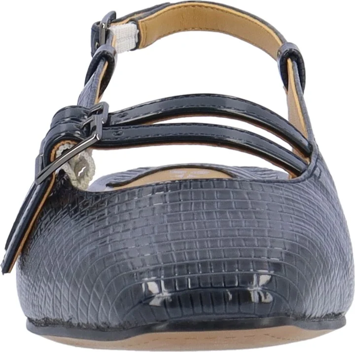 Jovana Lizard Embossed Slingback Pump - Image 11