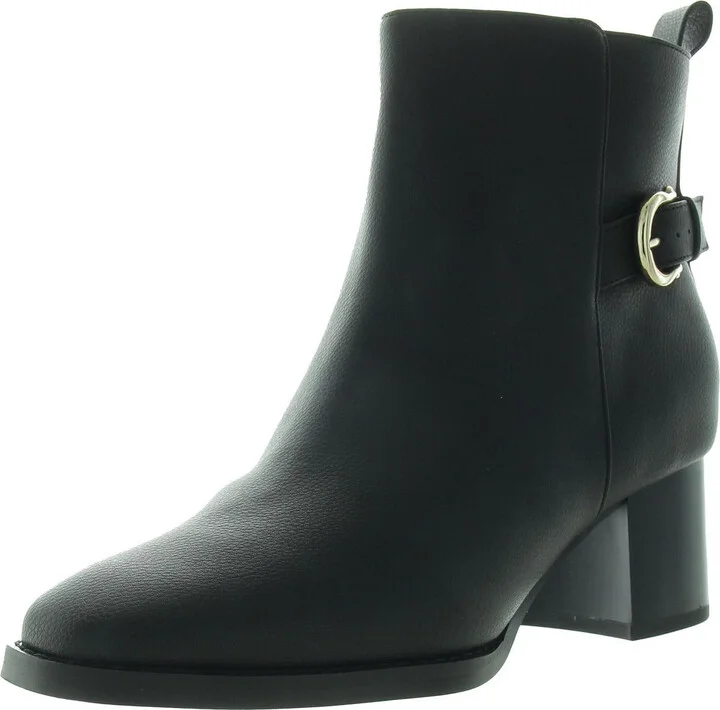 Jovvieep Womens Solid Manmade Ankle Boots