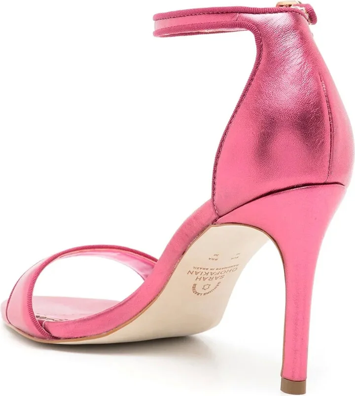 Joy metallic 95mm sandals - Image 3