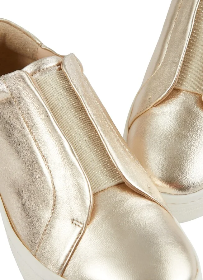 Joy Metallic Leather Sneaker - Image 3