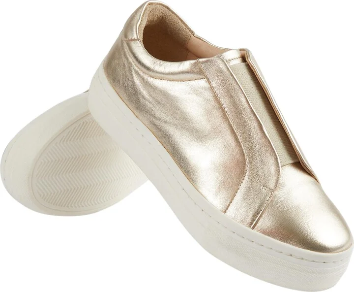 Joy Metallic Leather Sneaker - Image 4