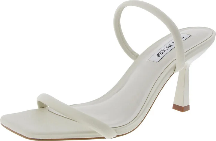 Joy Womens Embossed Leather Heels