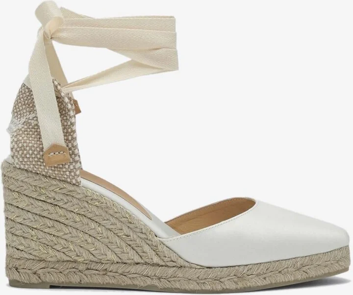 Joyce 90 Satin Wedge Espadrilles