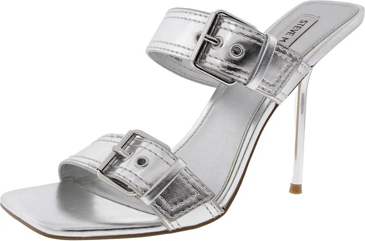 Joyous Womens Faux Leather Heels