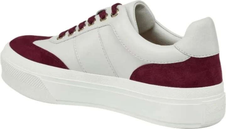 Jslides Gabbie Sneaker - Off white/wine leather - Image 2