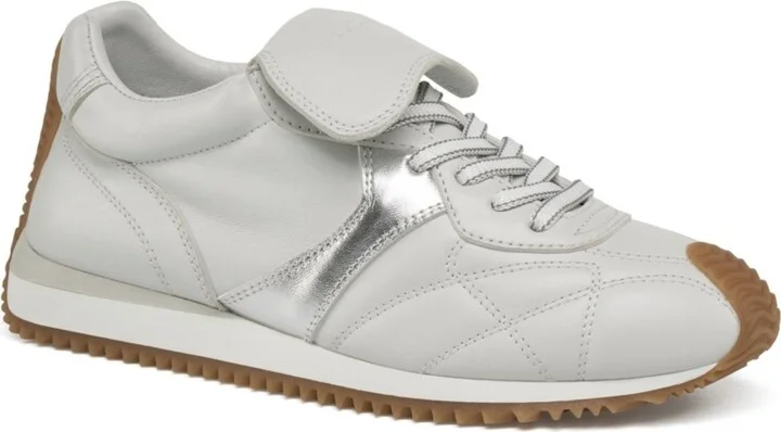 White Silver Leather