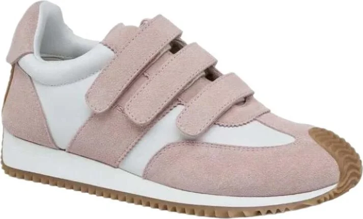 Pink,white Leather