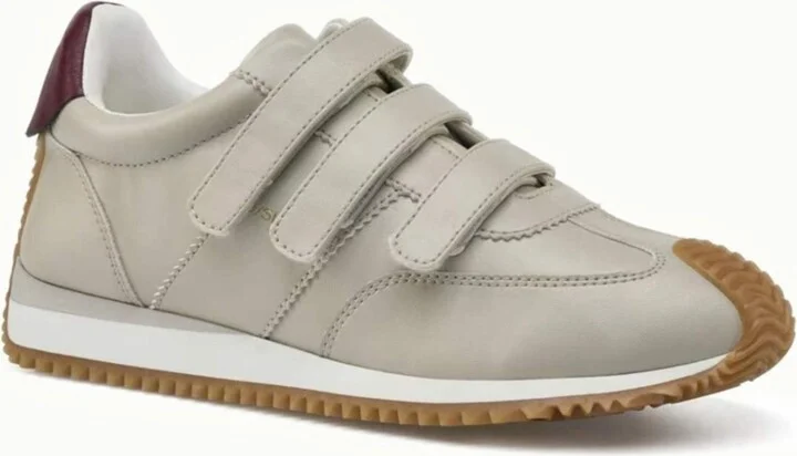 Jslides Lyla Sneaker - Off white/wine leather