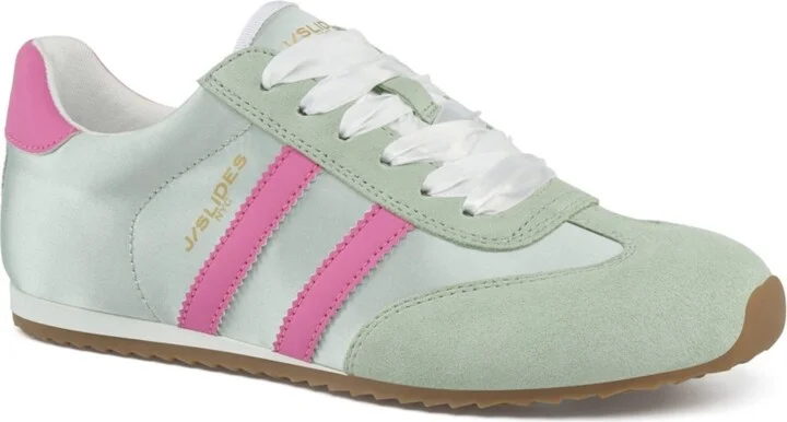 Mint Green,pink Leather