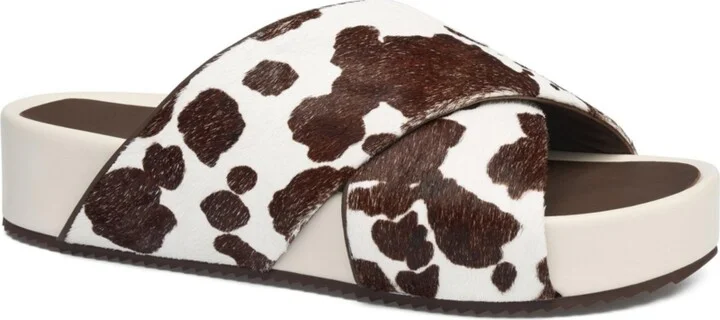 Brown,white Leather