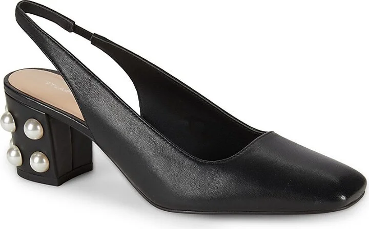 Jte 60MM Leather Slingback Pumps - Image 2