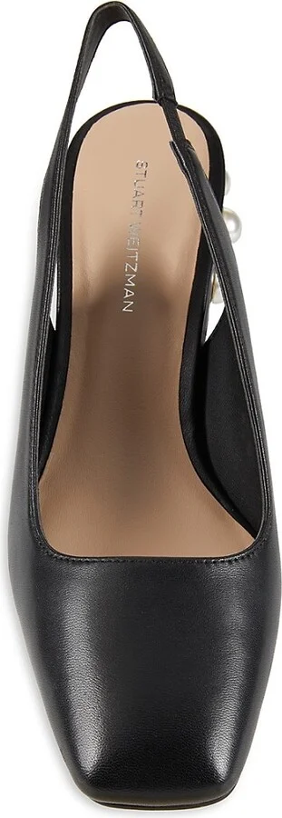 Jte 60MM Leather Slingback Pumps - Image 5