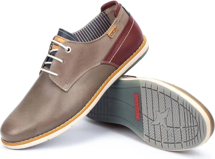 Jucar Leather Shoe In Dark Gray