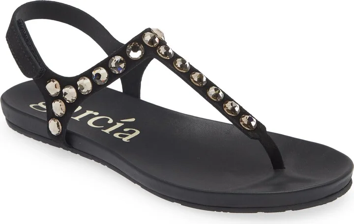Judith Crystal Stud Sandal