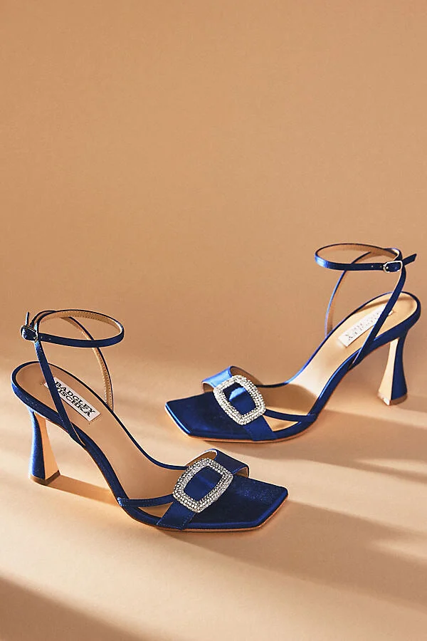 Judith Heeled Square-Toe Sandals - Image 2