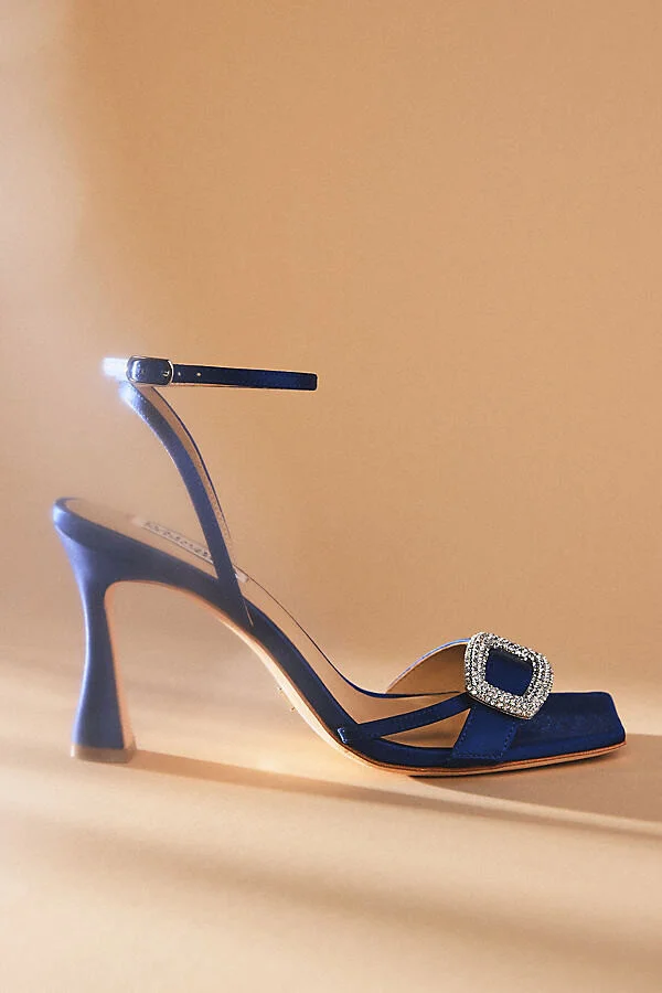 Judith Heeled Square-Toe Sandals
