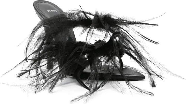 Judy 105mm feather-detail sandals - Image 2