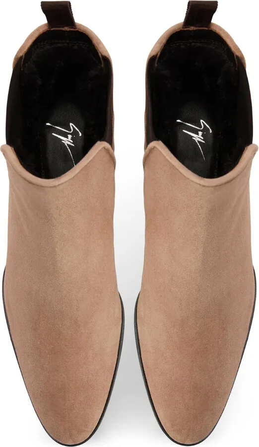 Judy elastic-panel suede boots - Image 2