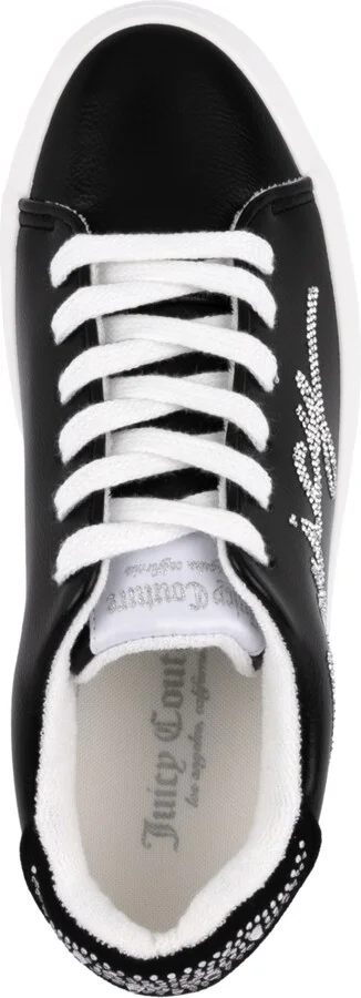 Juicy Couture Women's Auerlie Embellished Sneakers - White/Pink - Image 8