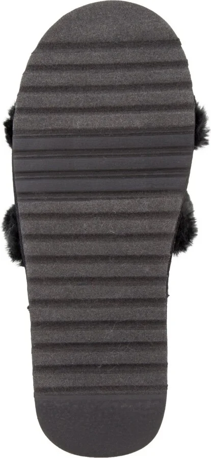 Juicy Couture Women's Halo Faux Fur Slip-On Slippers - Image 5