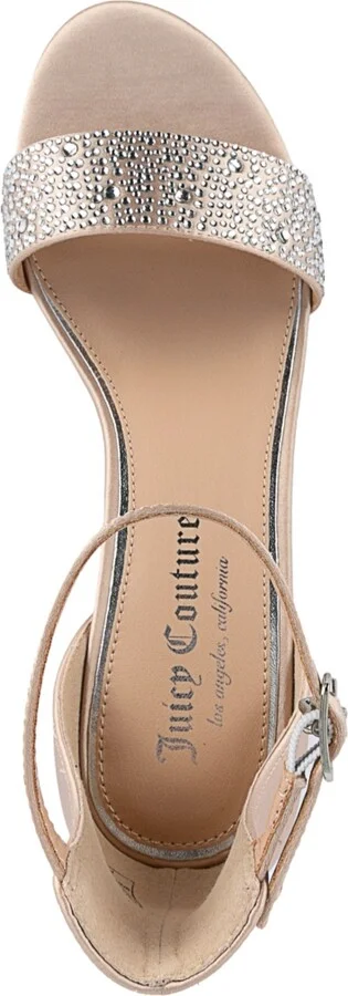 Juicy Couture Women's Nelly Rhinestone Two-Piece Platform Dress Sandals - Image 4