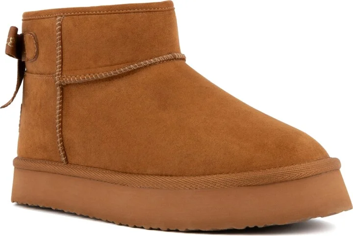 Juicy Couture Women's Olden Mini Platform Cold Weather Booties