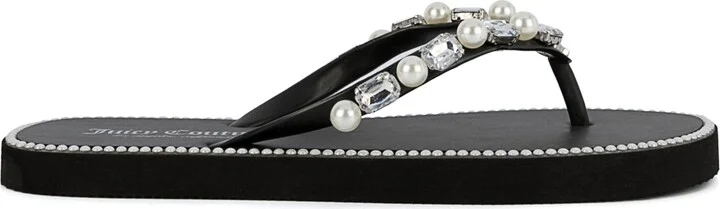 Juicy Couture Women's Sade 2 Embellished Flip Flop Sandals - Image 2