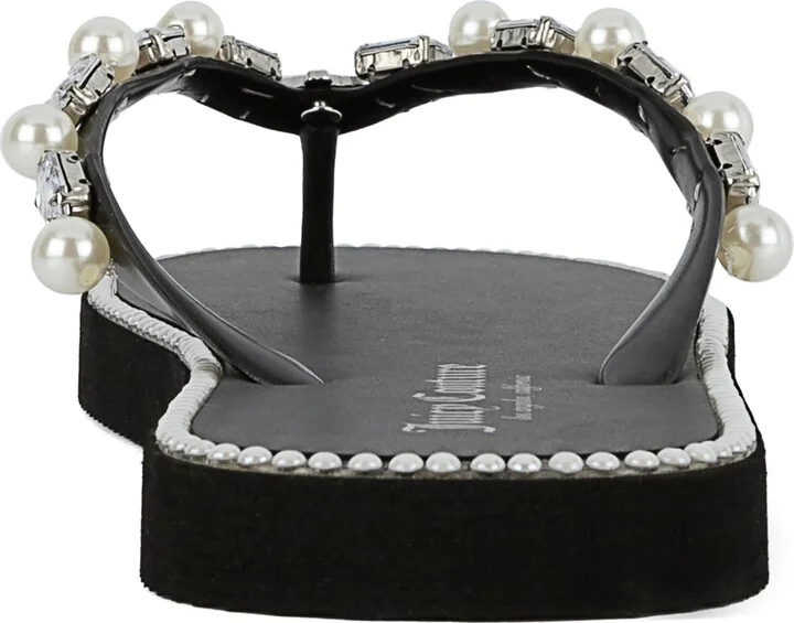 Juicy Couture Women's Sade 2 Embellished Flip Flop Sandals - Image 3