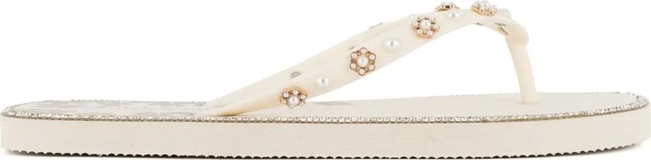 Juicy Couture Women's Sanba Embellished Flip Flops - Image 2