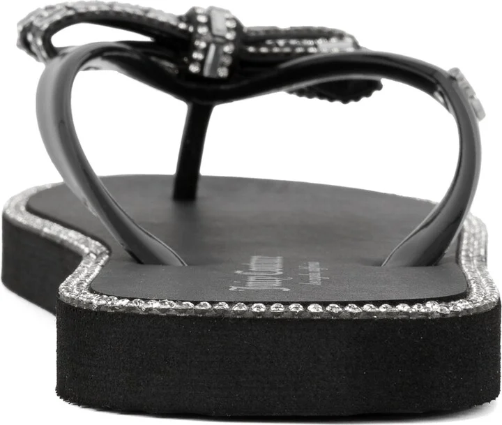 Juicy Couture Women's Sierra Bow Flip Flops - Image 3
