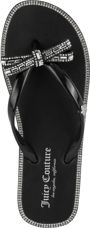 Juicy Couture Women's Sierra Bow Flip Flops - Image 4