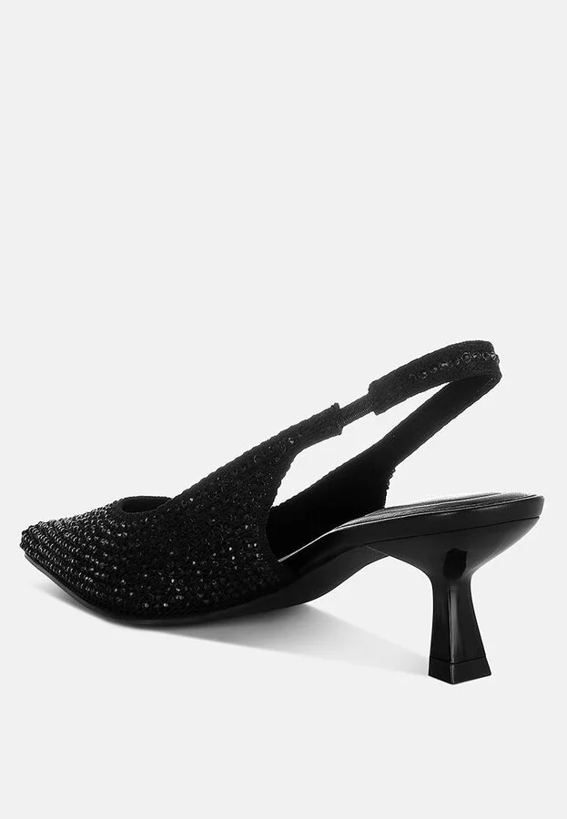 Julep Flyknit Rhinestone Slingback Sandals - Image 4