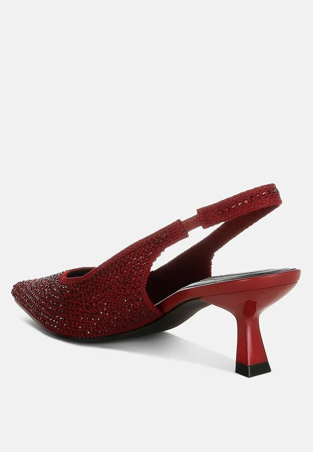 Julep Flyknit Rhinestone Slingback Sandals - Image 6