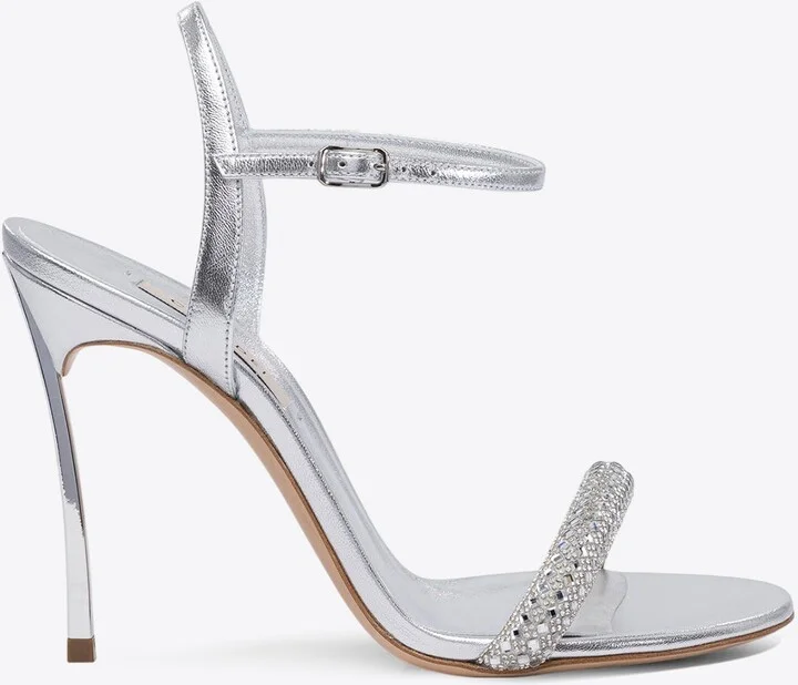 Julia 100 Leather Stiletto Sandals