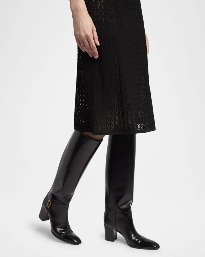 Julia 75 Knee-High Leather Boots - Image 2