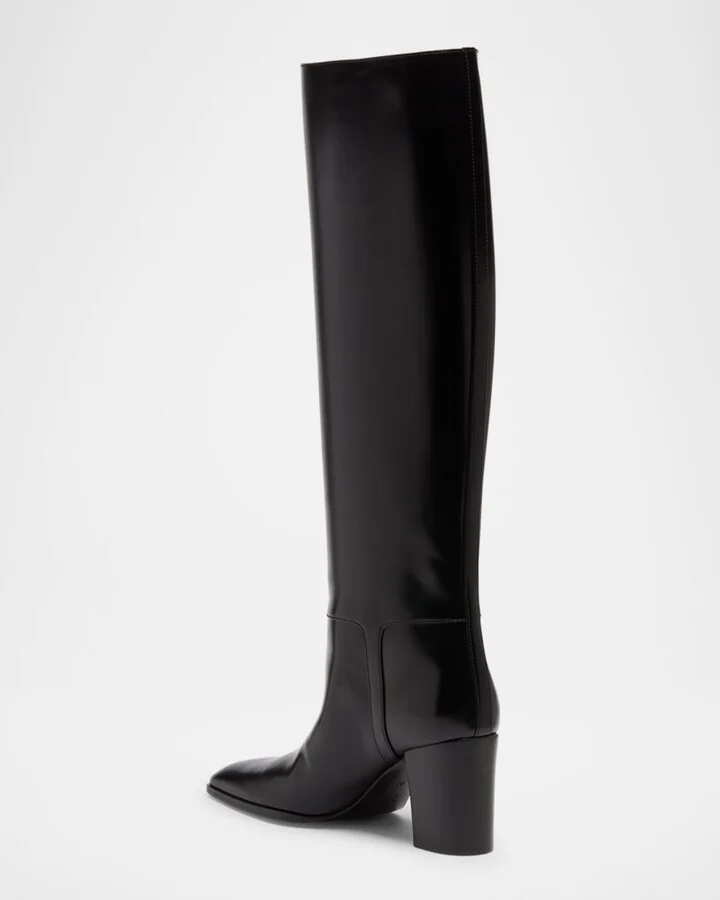 Julia 75 Knee-High Leather Boots - Image 5