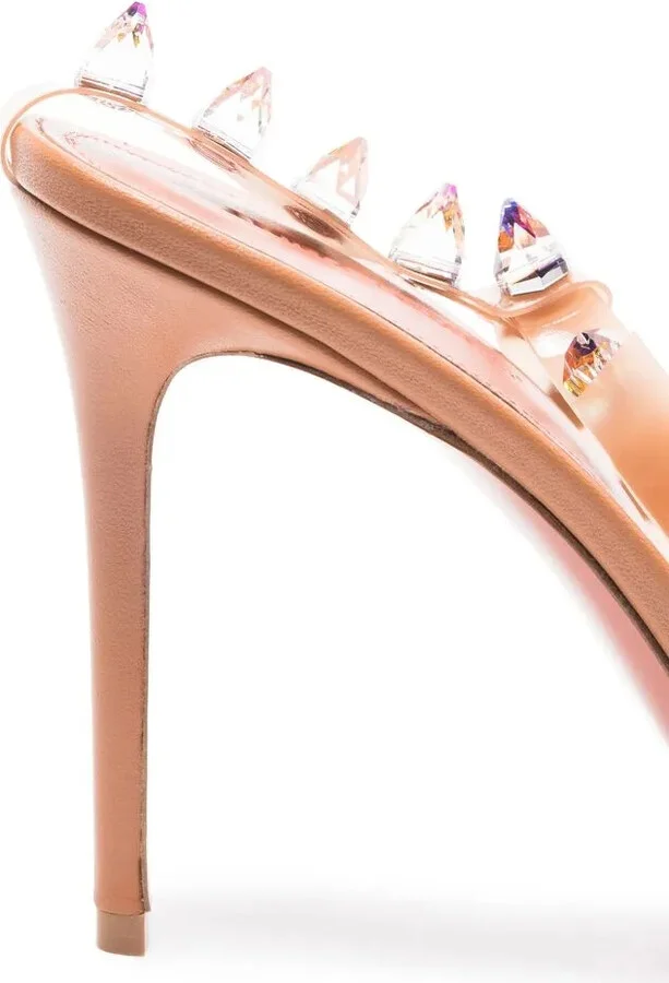 Julia 95mm glass PVC pumps - Image 3