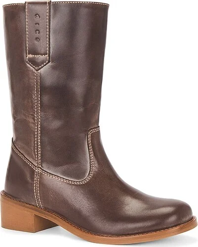 Julia Gaucho Boot in Brown Escovado - Image 2