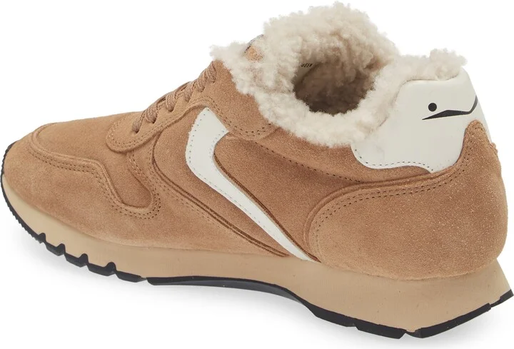 Julia Genuine Shearling & Suede Sneaker - Image 2
