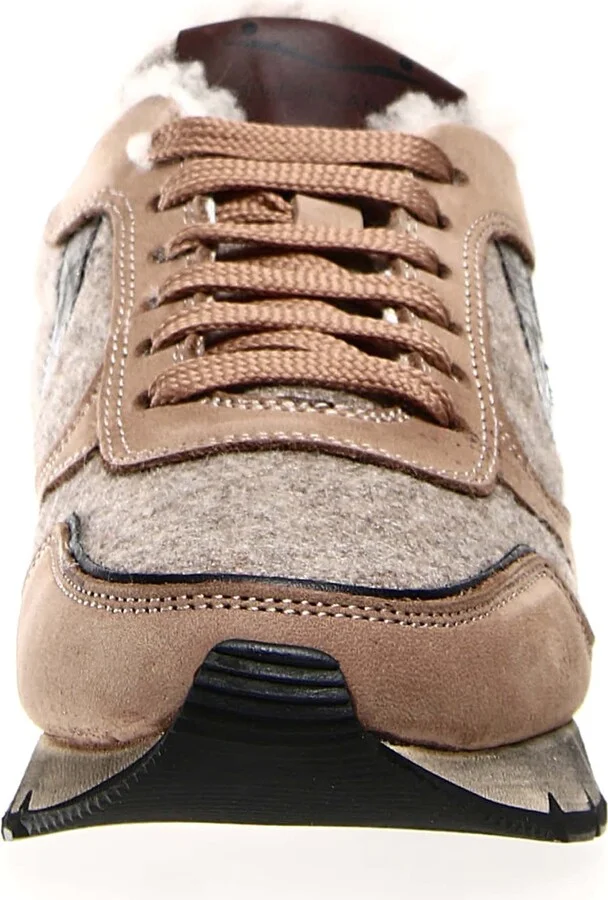 Julia Genuine Shearling & Suede Sneaker - Image 9