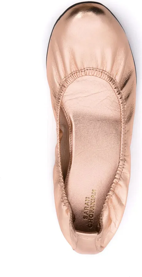 Julia metallic ballerina shoes - Image 4