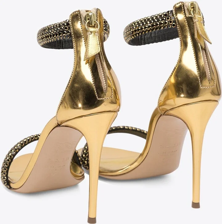 Julia Olympo 100 Crystal Embellished Sandals - Image 3