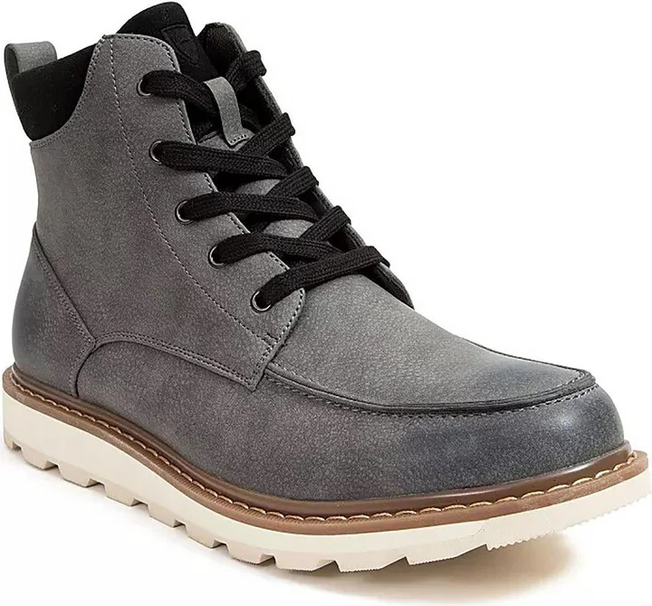 Julian Mens Faux Leather Ankle Chukka Boots